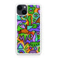 Abstract Colorful Doodle Art iPhone 15 / 15 Plus Case