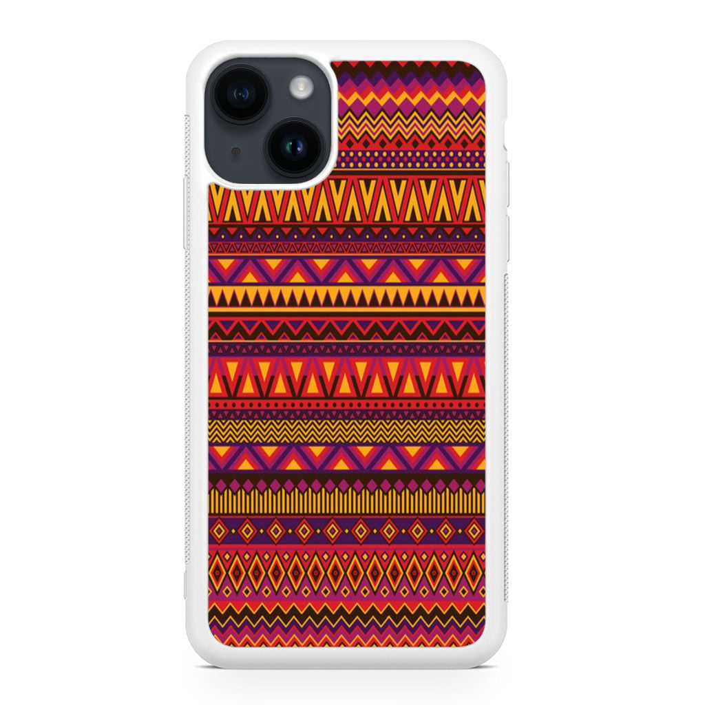 African Aztec Pattern iPhone 14 / 14 Plus Case