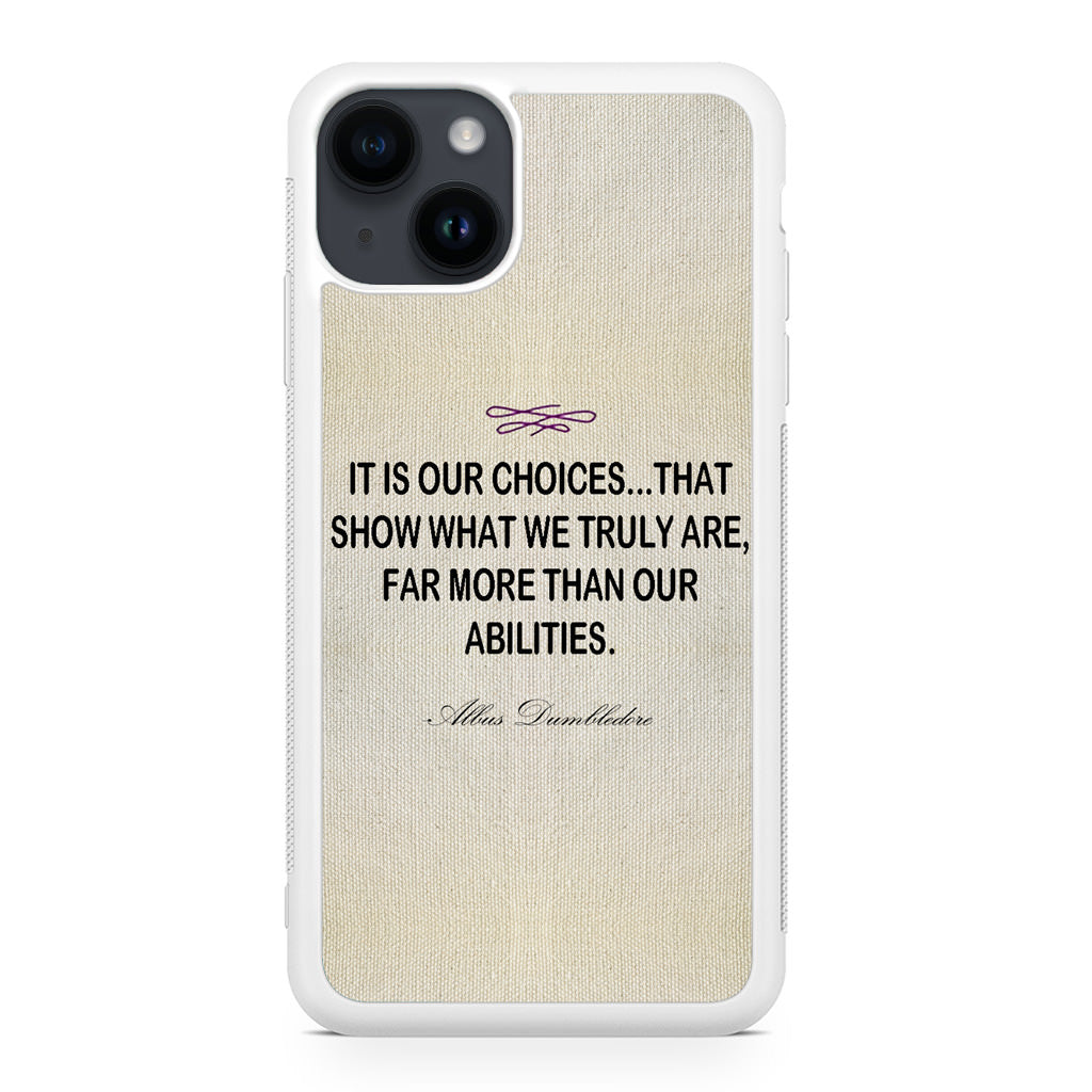 Albus Dumbledore Quote iPhone 14 / 14 Plus Case