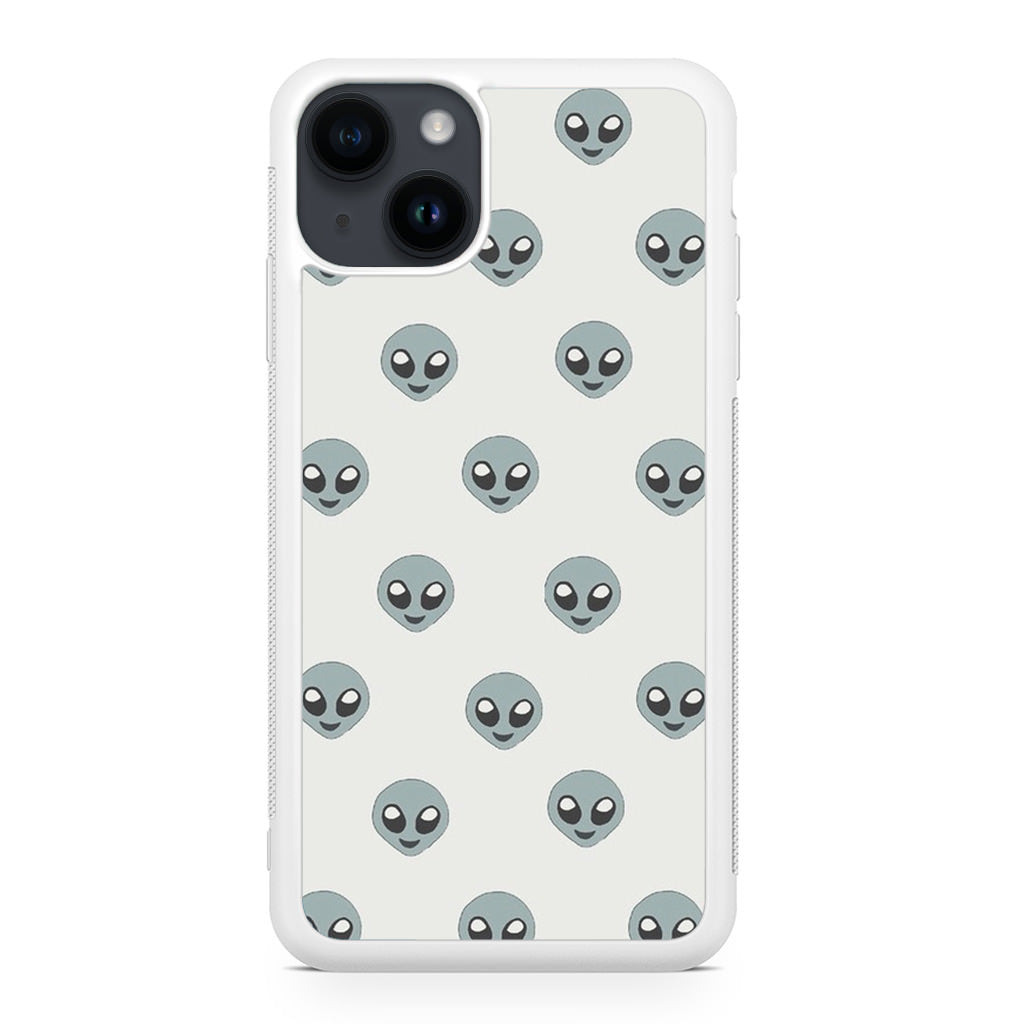 Aliens Pattern iPhone 14 / 14 Plus Case