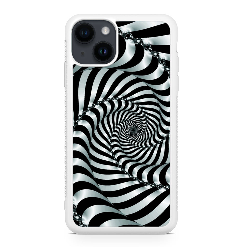 Artistic Spiral 3D iPhone 14 / 14 Plus Case