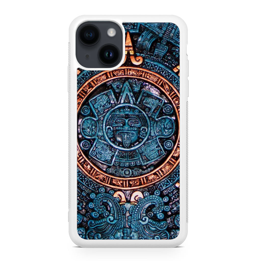 Aztec Calendar iPhone 14 / 14 Plus Case