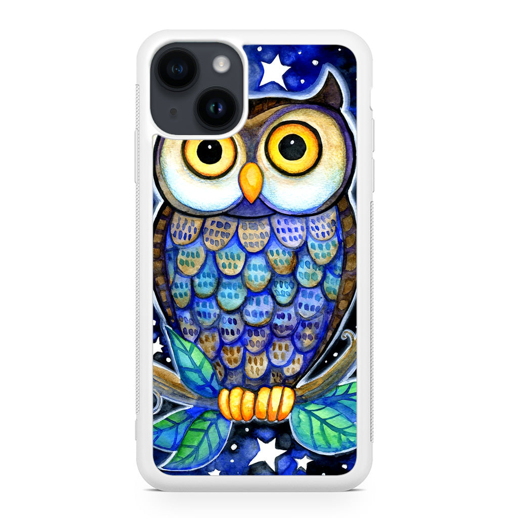 Bedtime Owl iPhone 14 / 14 Plus Case