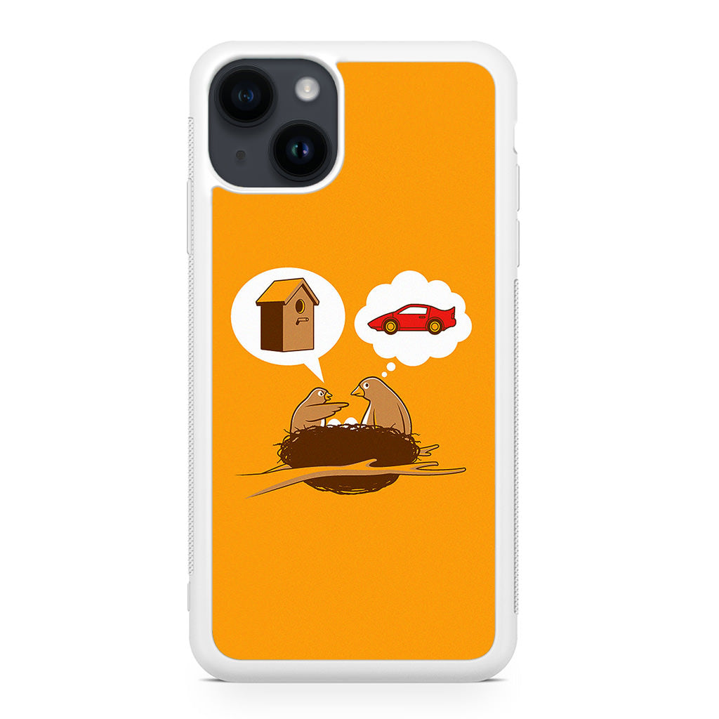 Bird Life Priorities iPhone 14 / 14 Plus Case