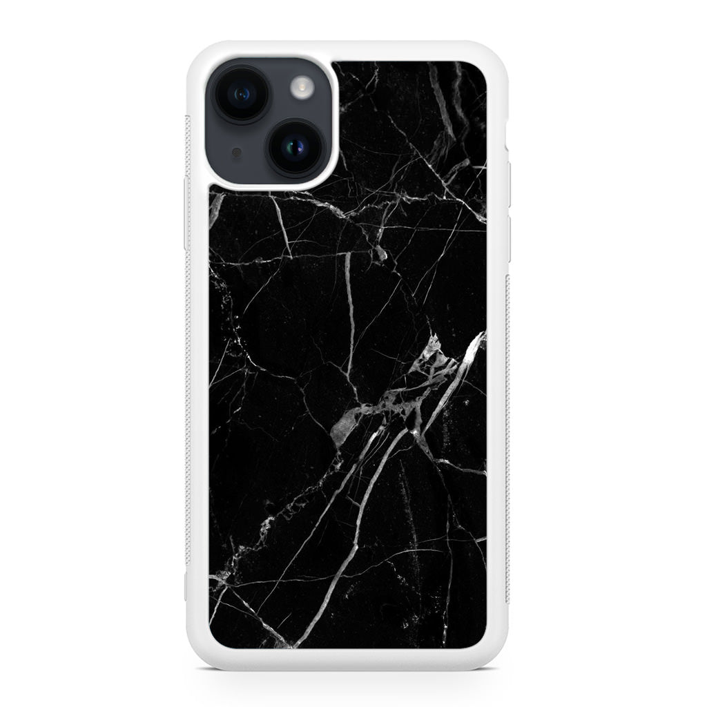 Black Marble iPhone 14 / 14 Plus Case