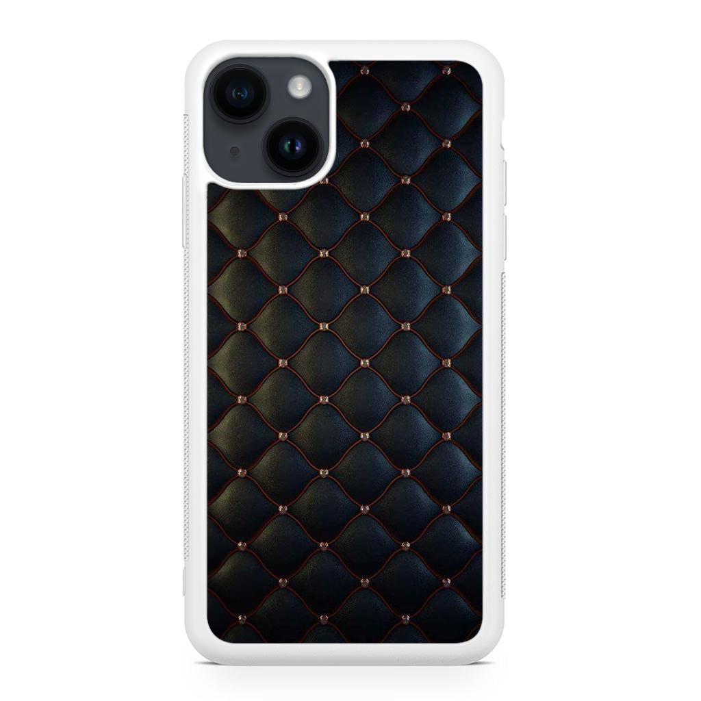 Black Royal Pattern iPhone 14 / 14 Plus Case