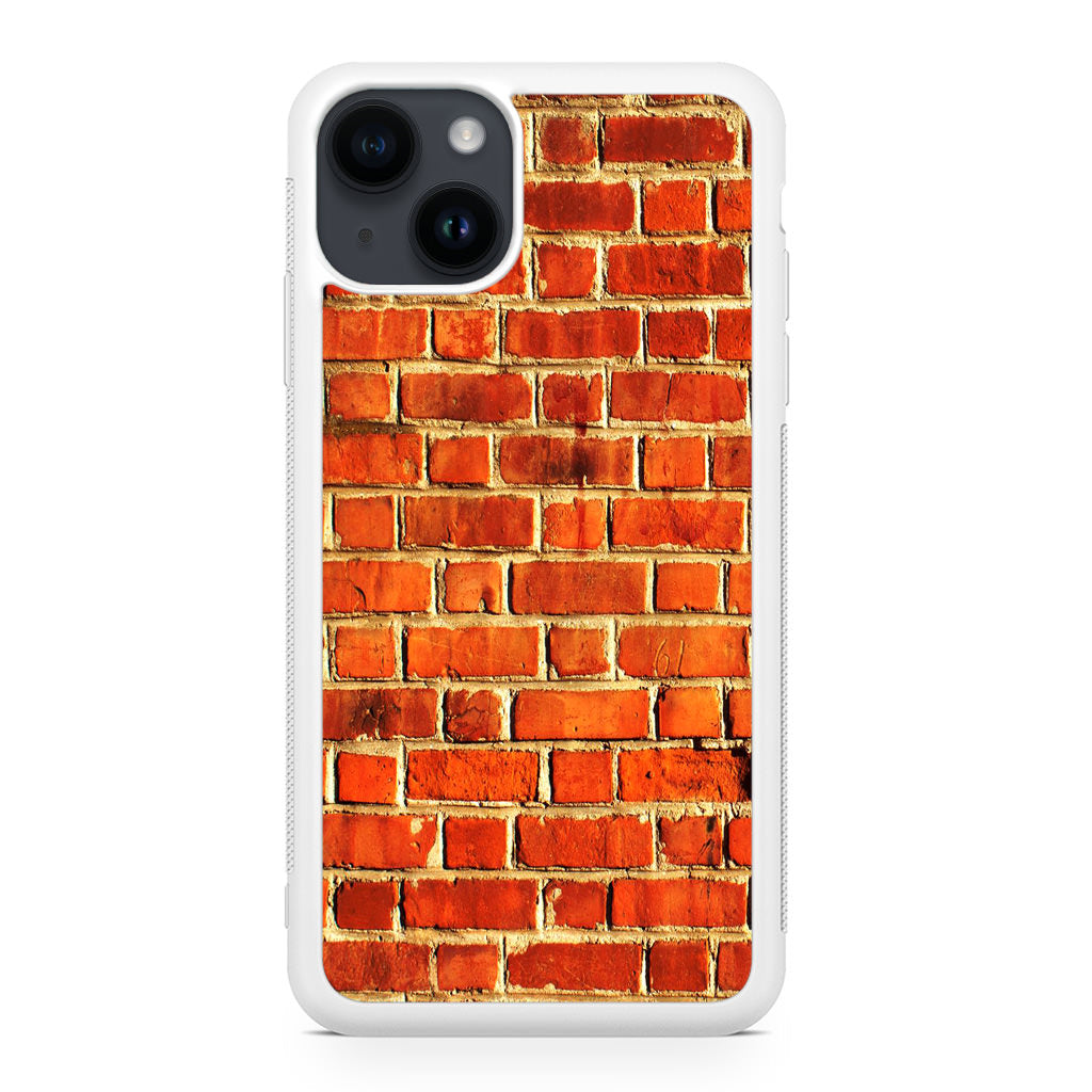 Brick Wall Pattern iPhone 14 / 14 Plus Case