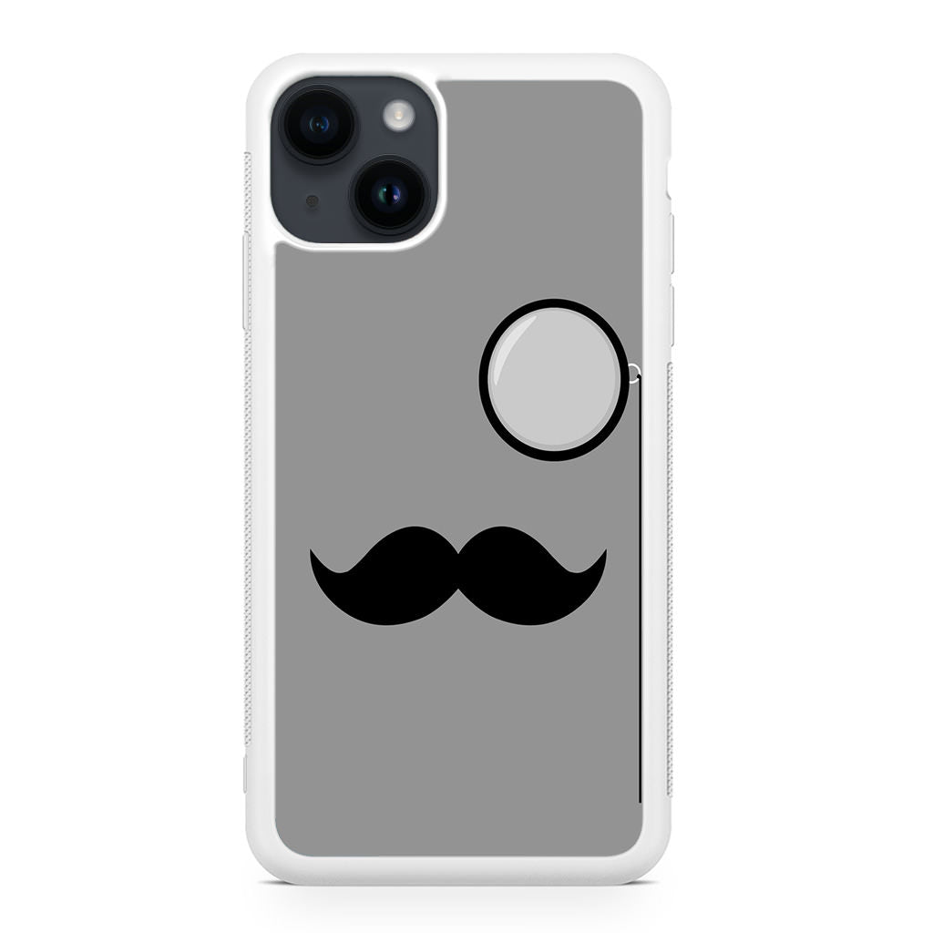 Classy Mustache iPhone 14 / 14 Plus Case