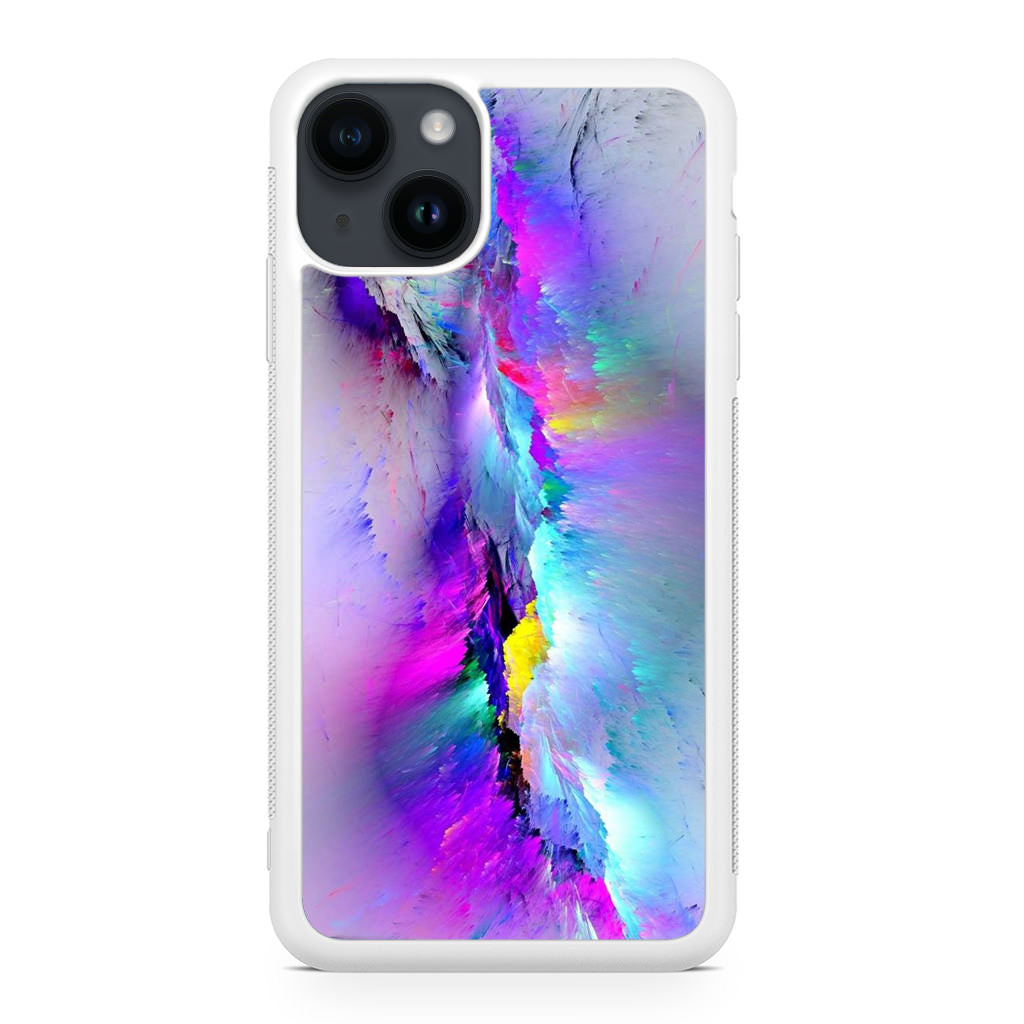 Colorful Abstract Smudges iPhone 14 / 14 Plus Case