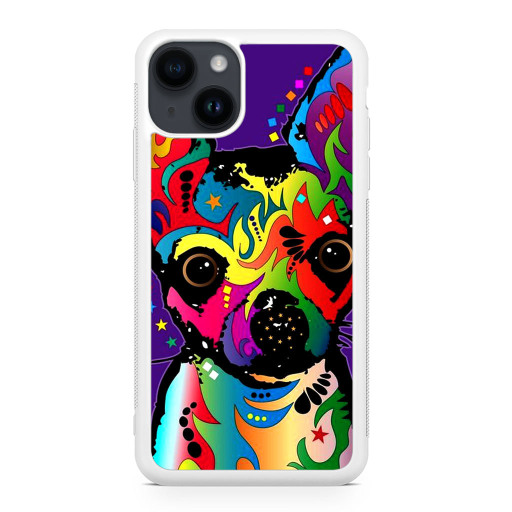 Colorful Chihuahua iPhone 14 / 14 Plus Case