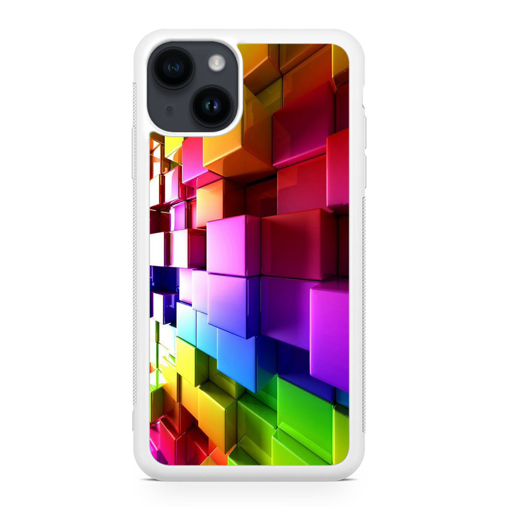 Colorful Cubes iPhone 14 / 14 Plus Case