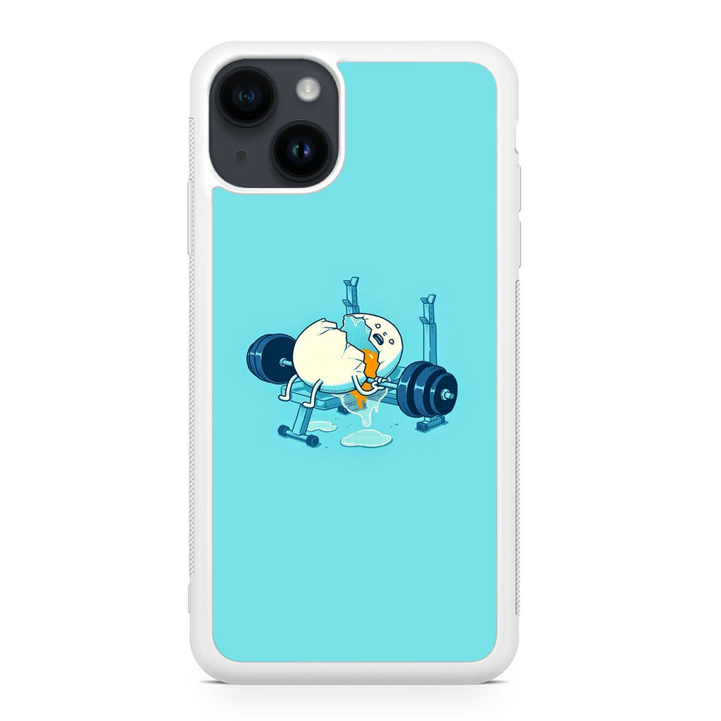 Egg Accident Workout iPhone 14 / 14 Plus Case