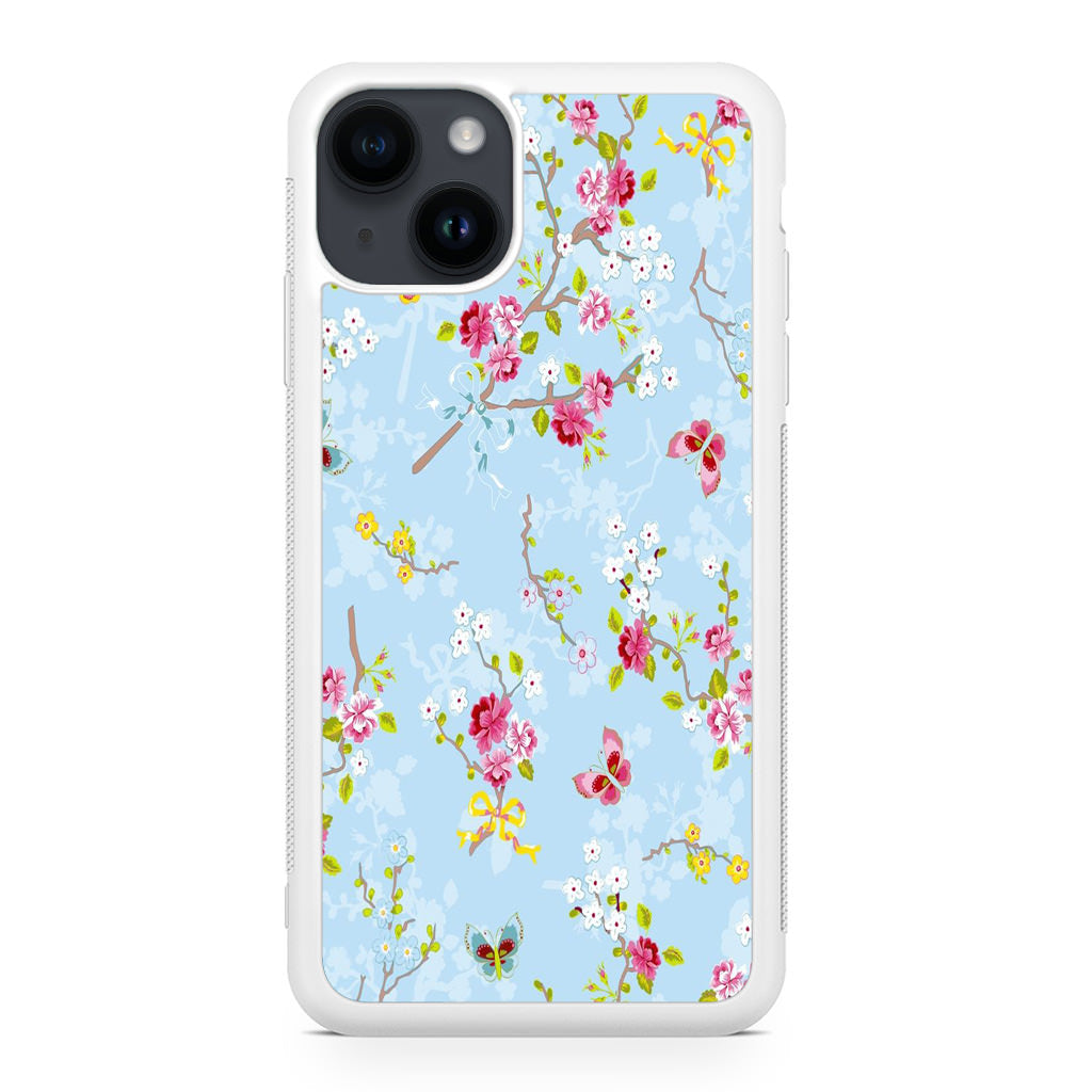 Floral Summer Wind iPhone 14 / 14 Plus Case