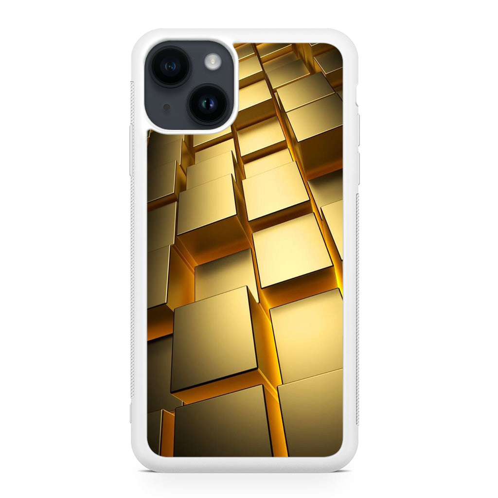 Golden Cubes iPhone 14 / 14 Plus Case