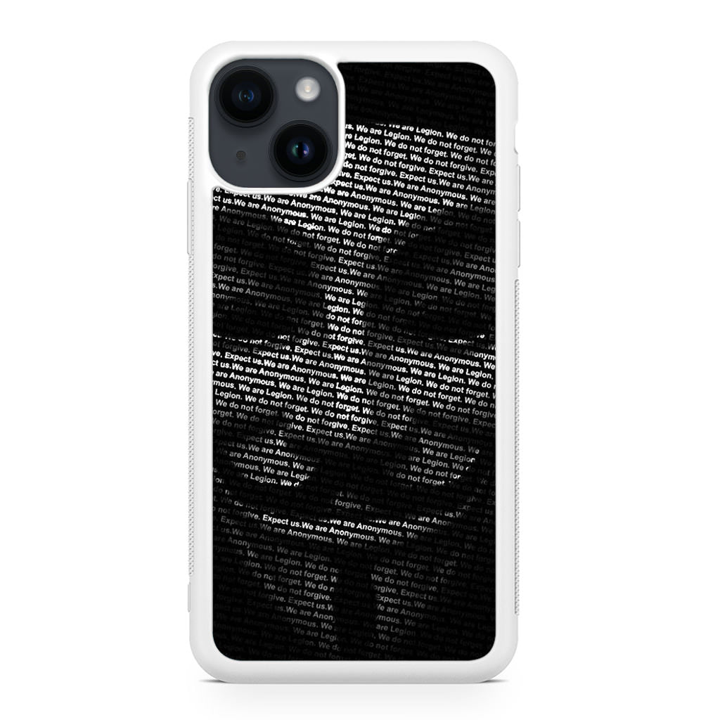 Guy Fawkes Mask Anonymous iPhone 14 / 14 Plus Case