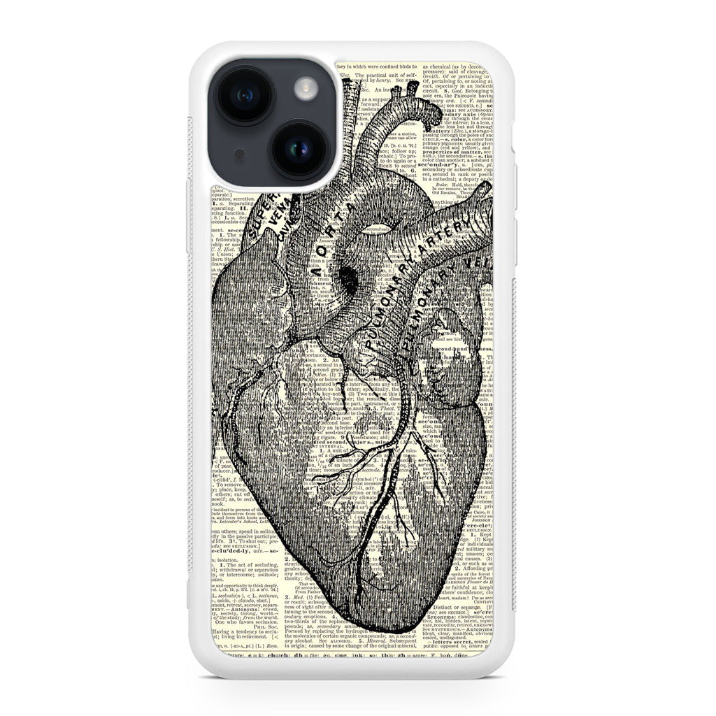 Heart Book Art iPhone 14 / 14 Plus Case