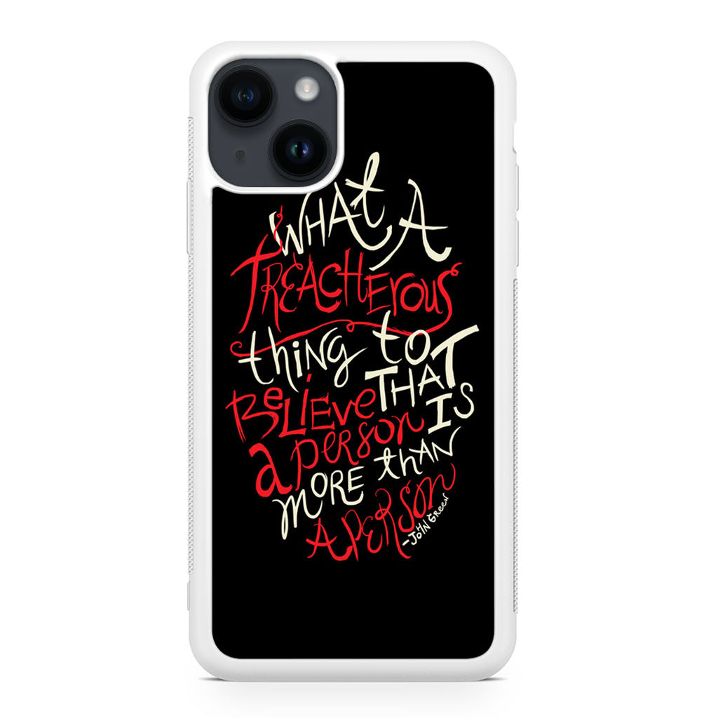 John Green Quotes More Than A Person iPhone 14 / 14 Plus Case