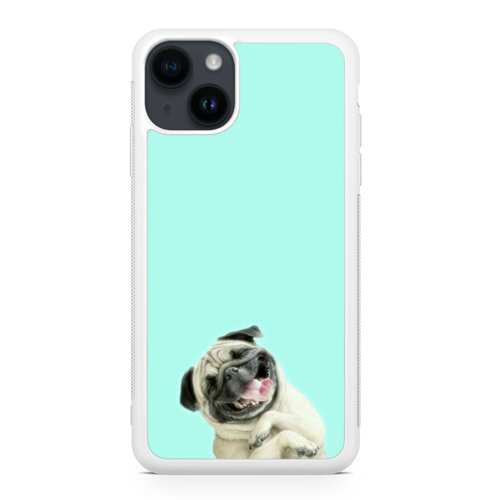 Laughing Pug iPhone 14 / 14 Plus Case