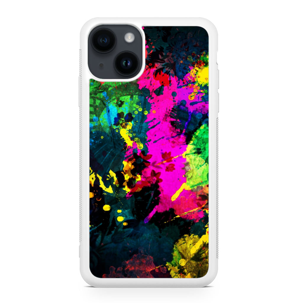 Mixture Colorful Paint iPhone 14 / 14 Plus Case