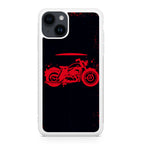 Motorcycle Red Art iPhone 15 / 15 Plus Case