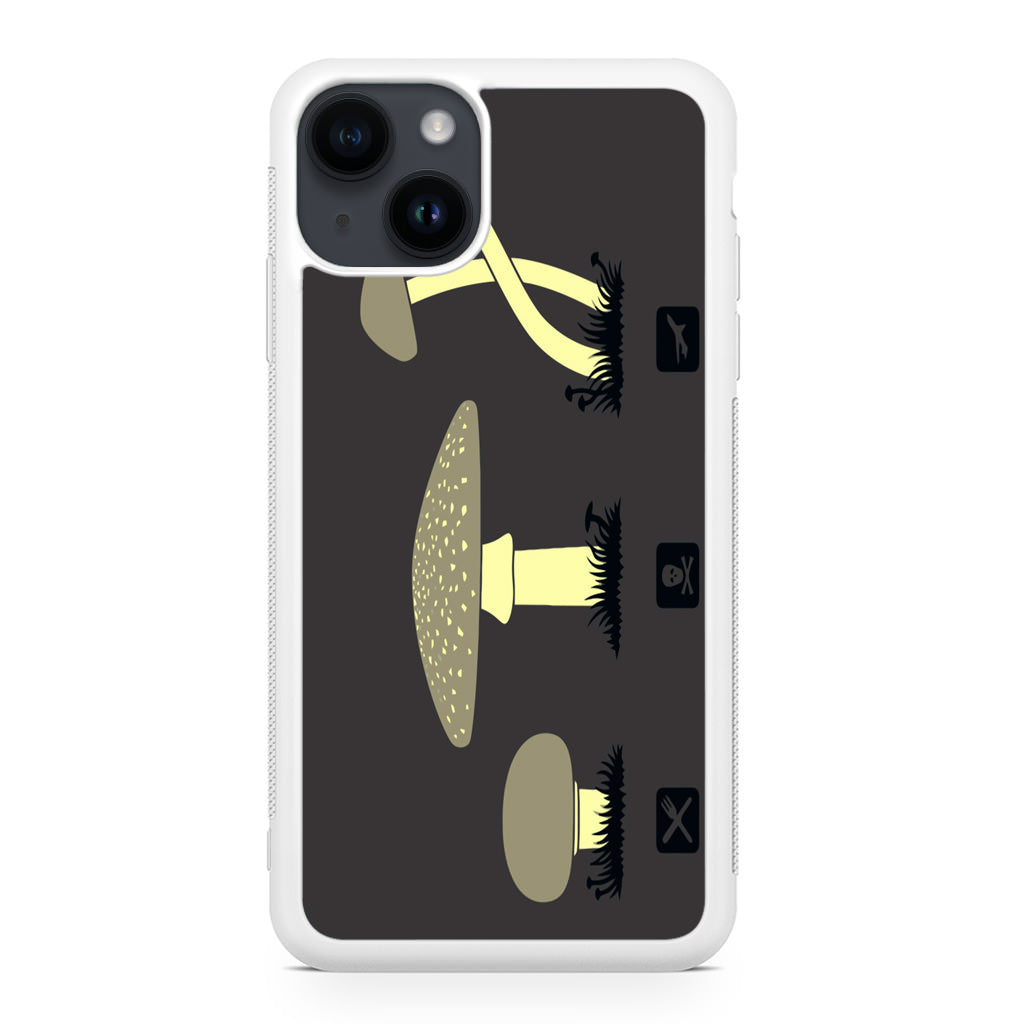 Mushroom Minimalism iPhone 15 / 15 Plus Case