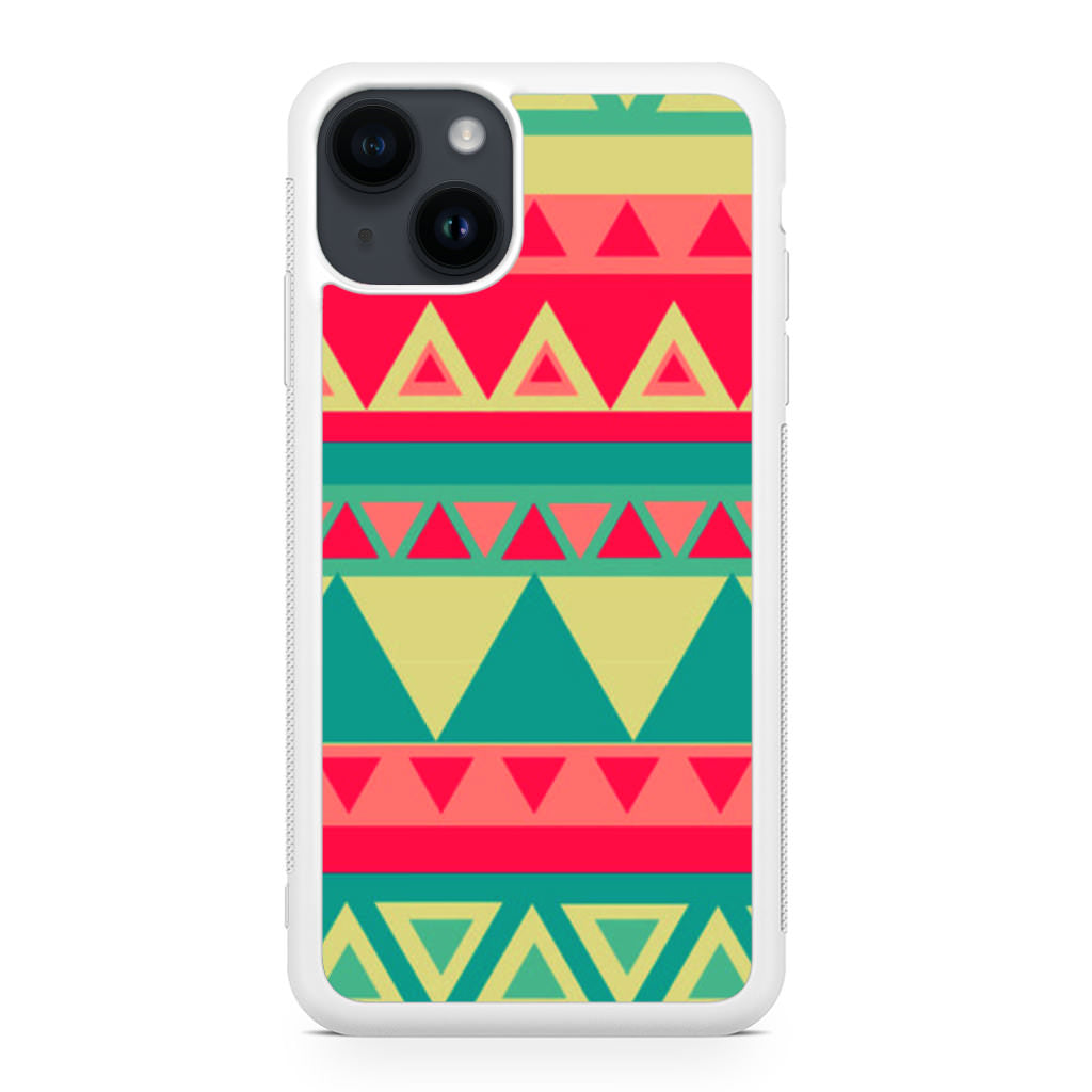 Old Aztec Pattern iPhone 14 / 14 Plus Case