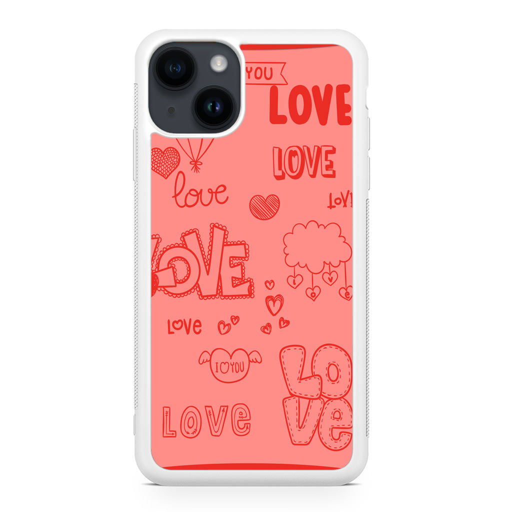 Pink Lover iPhone 14 / 14 Plus Case