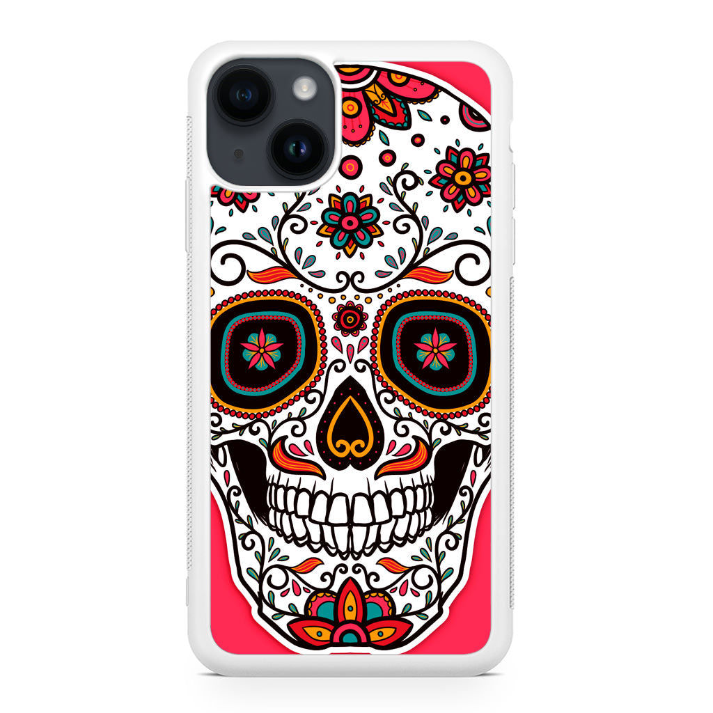 Pink Sugar Skull iPhone 14 / 14 Plus Case