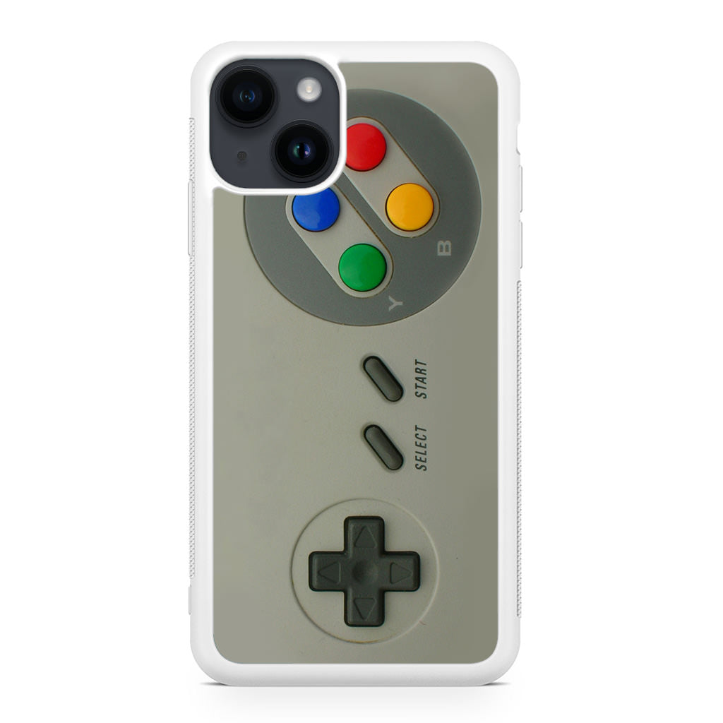 Silver Console Controller iPhone 14 / 14 Plus Case