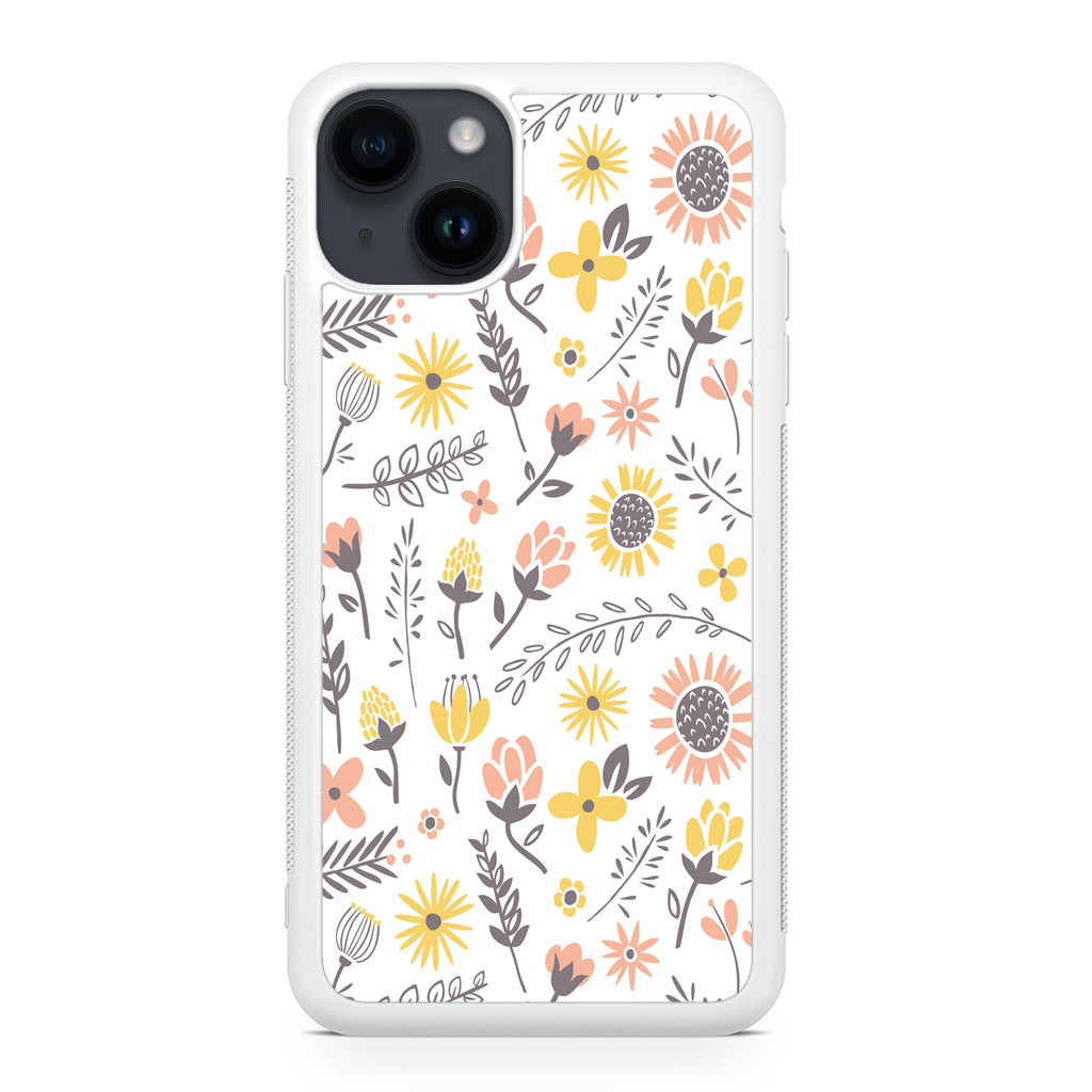 Spring Things Pattern iPhone 14 / 14 Plus Case