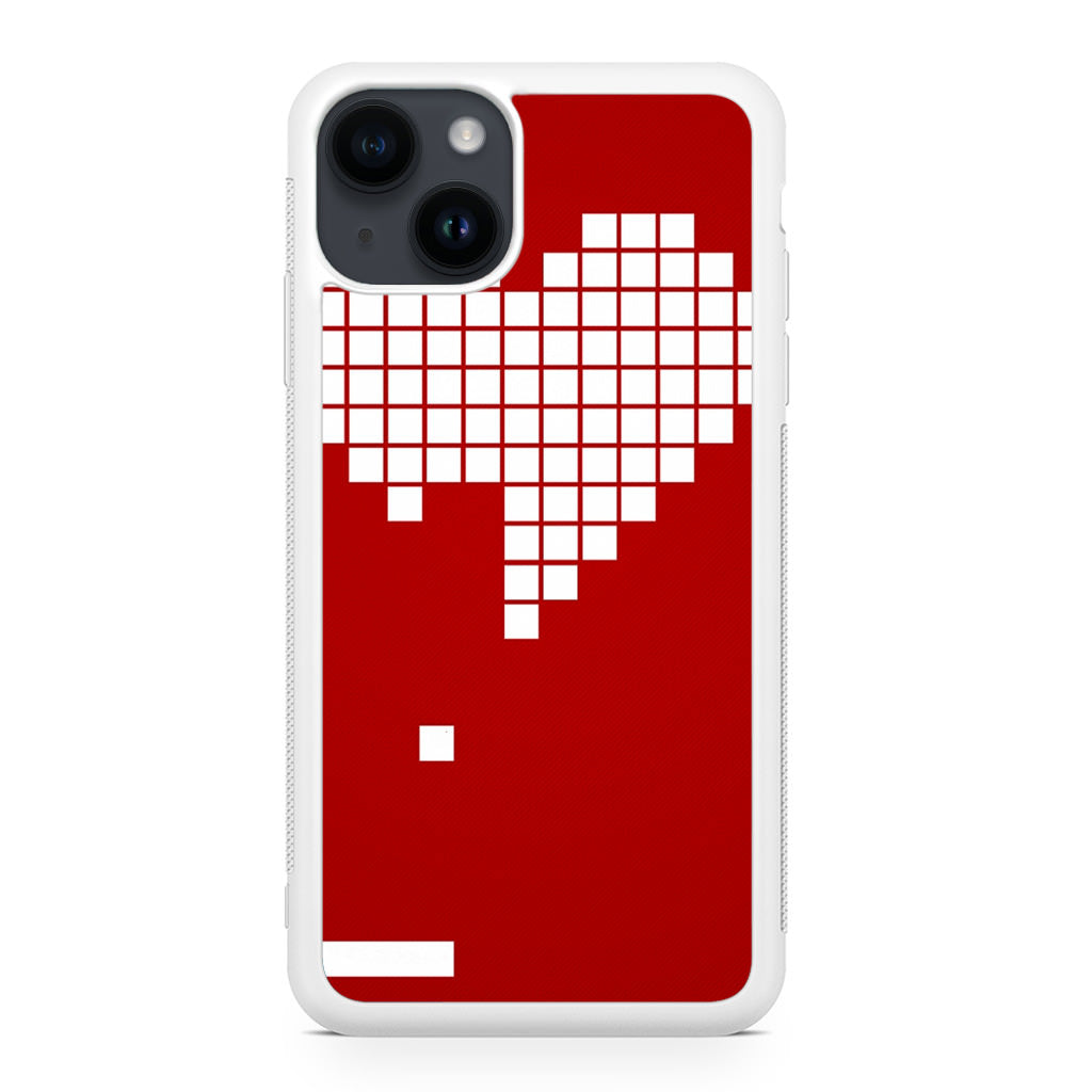 Tetris Heart iPhone 14 / 14 Plus Case