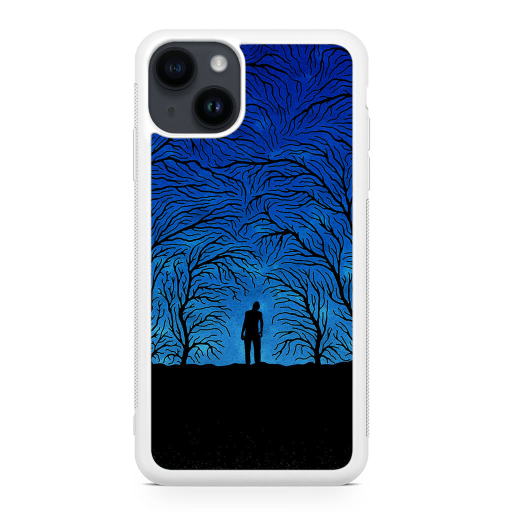 Trees People Shadow iPhone 14 / 14 Plus Case