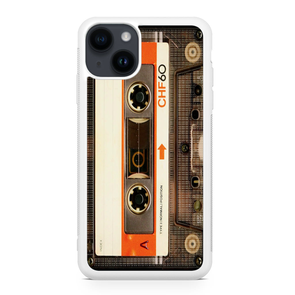 Vintage Audio Cassette iPhone 14 / 14 Plus Case