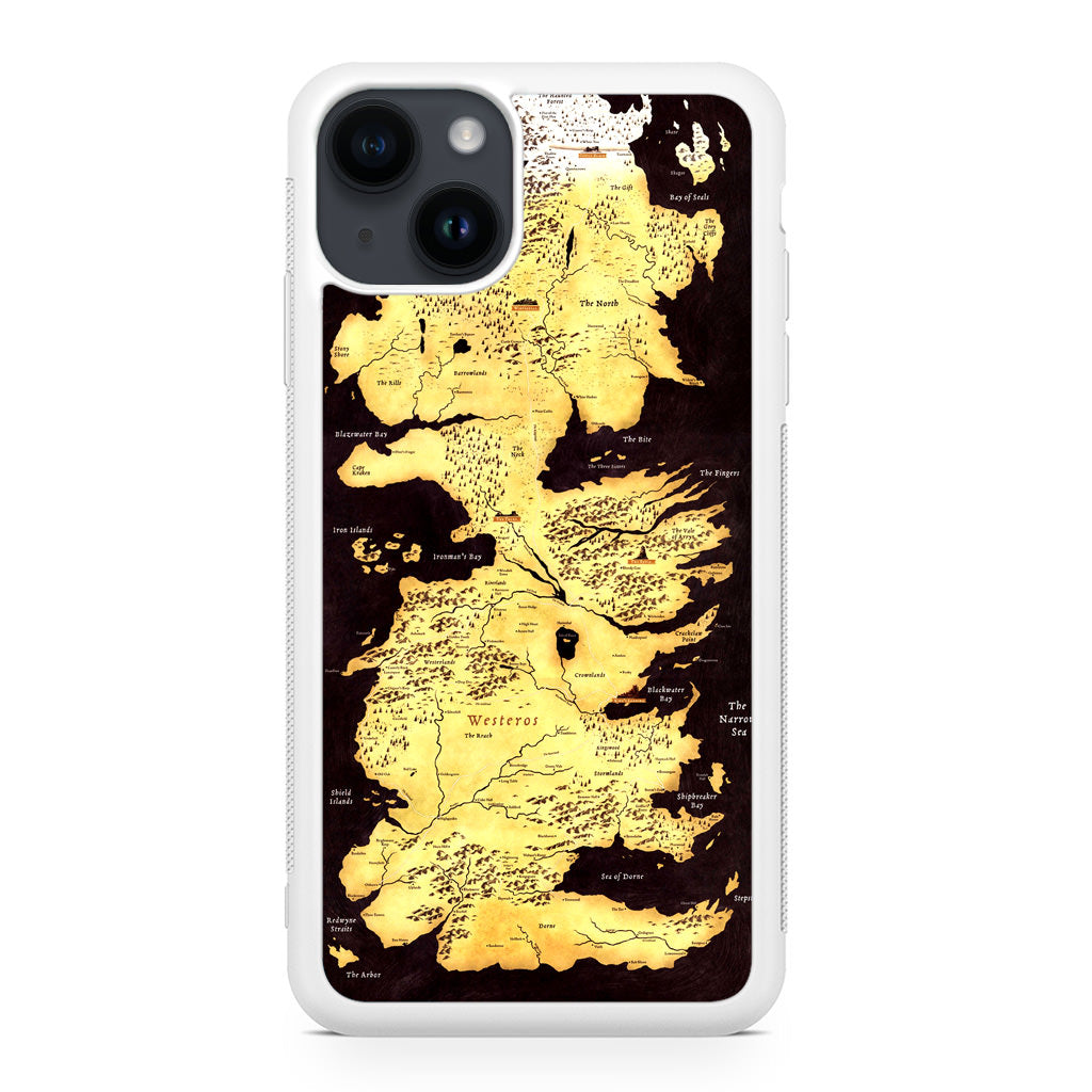 Westeros Map iPhone 14 / 14 Plus Case