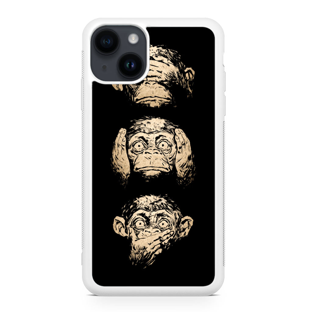 3 Wise Monkey iPhone 14 / 14 Plus Case