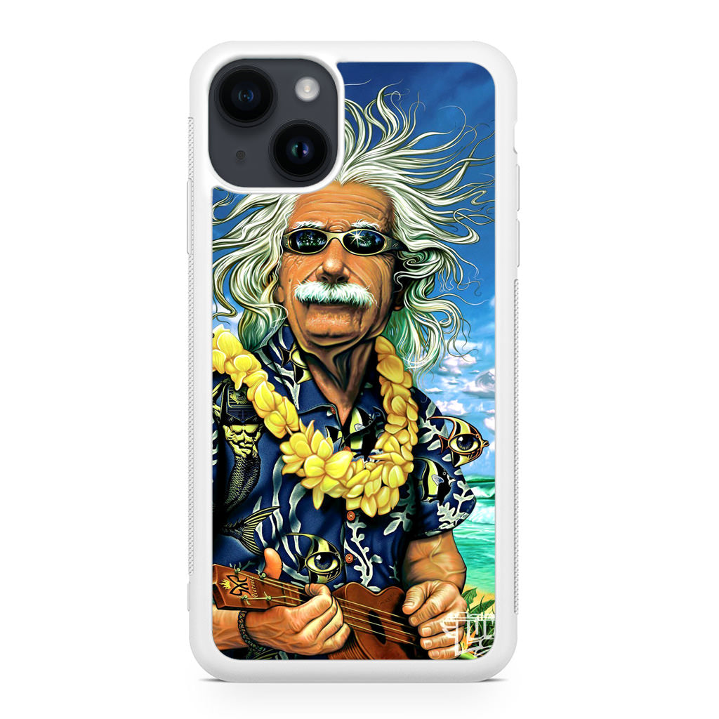 Albert Enstein On Vacation iPhone 14 / 14 Plus Case