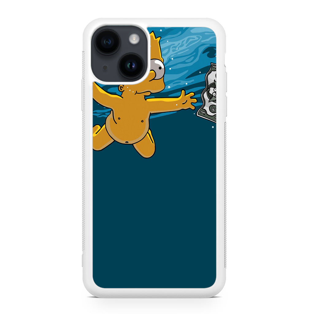 Bart Swimming For Money iPhone 14 / 14 Plus Case