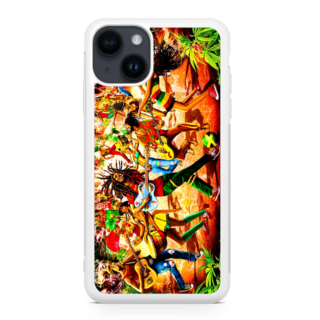 Bob Marley Reggae iPhone 15 / 15 Plus Case