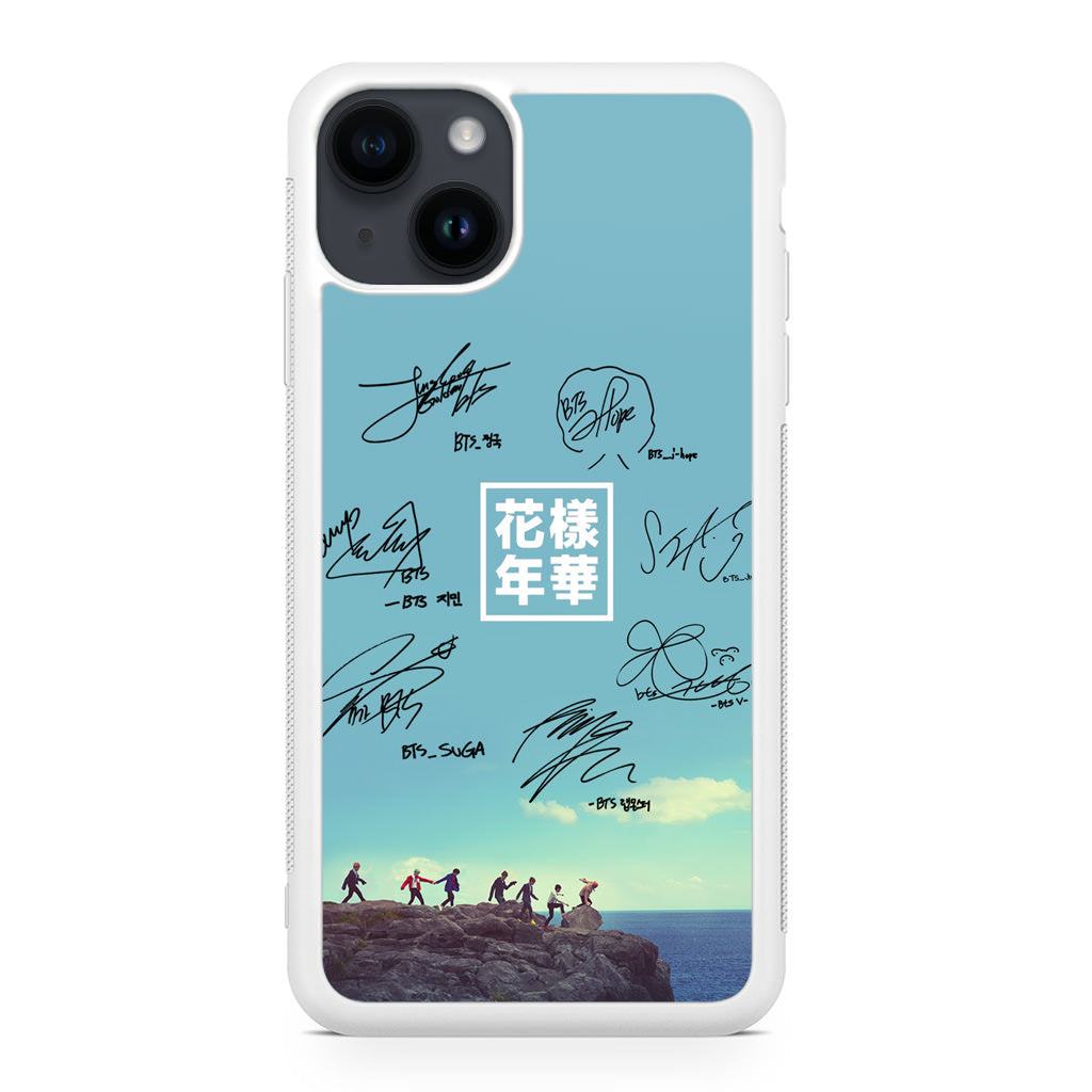 BTS Signature iPhone 14 / 14 Plus Case