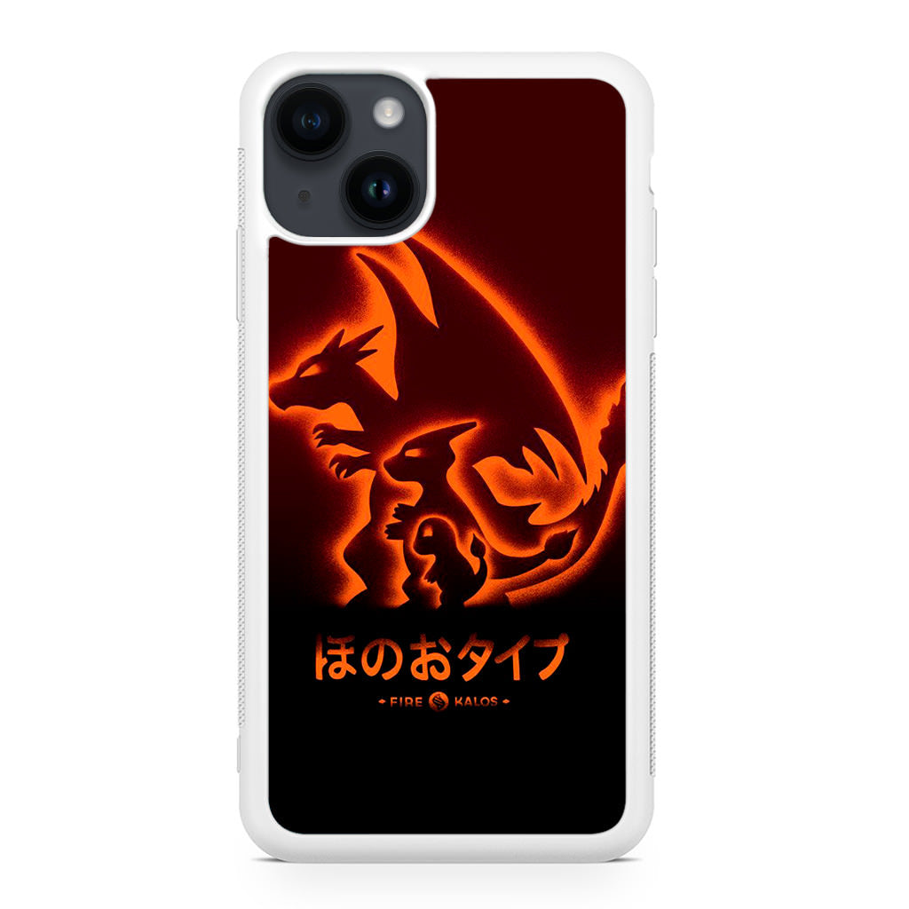 Charmander Charizard iPhone 14 / 14 Plus Case