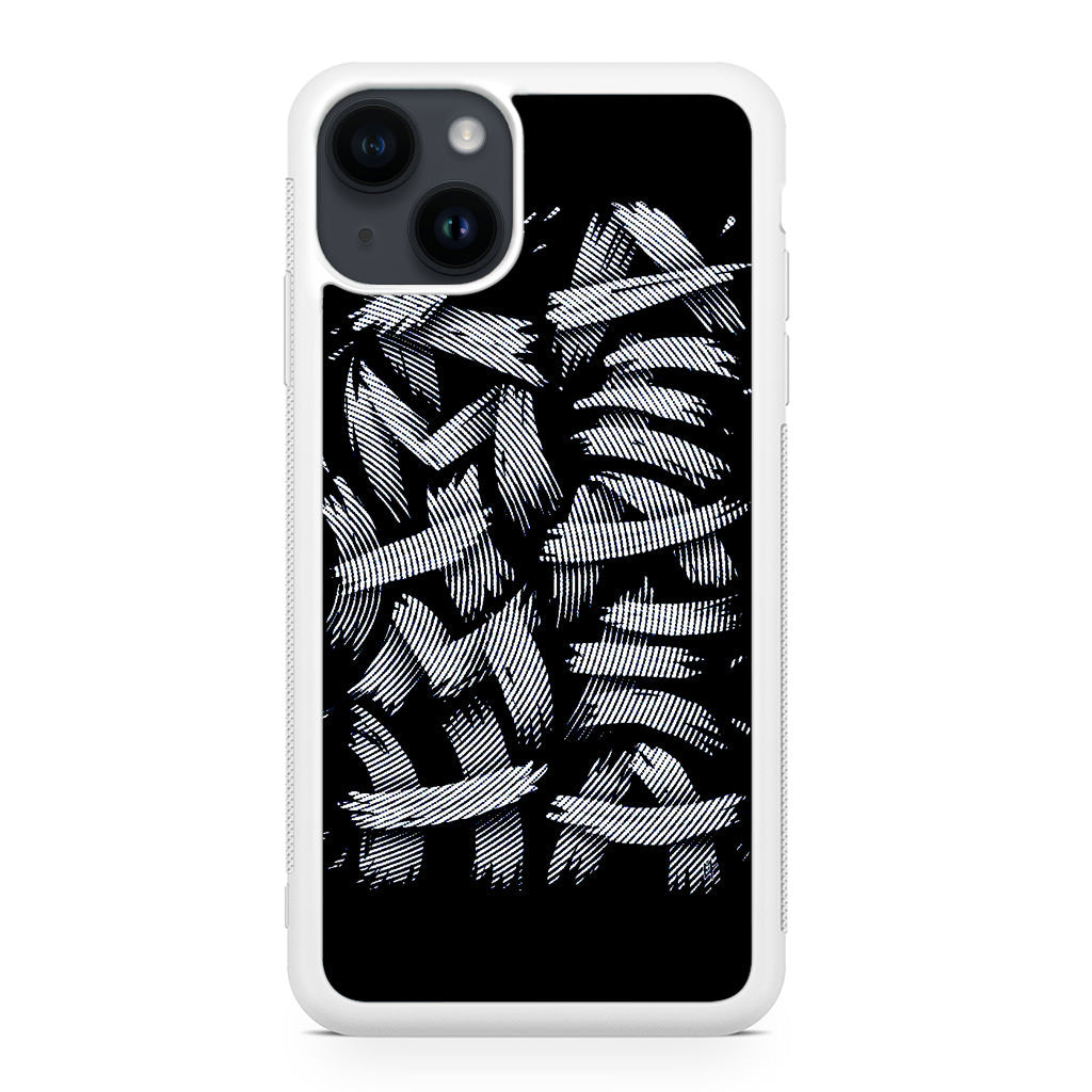 Dragon Ball Kamehameha Font Art iPhone 14 / 14 Plus Case