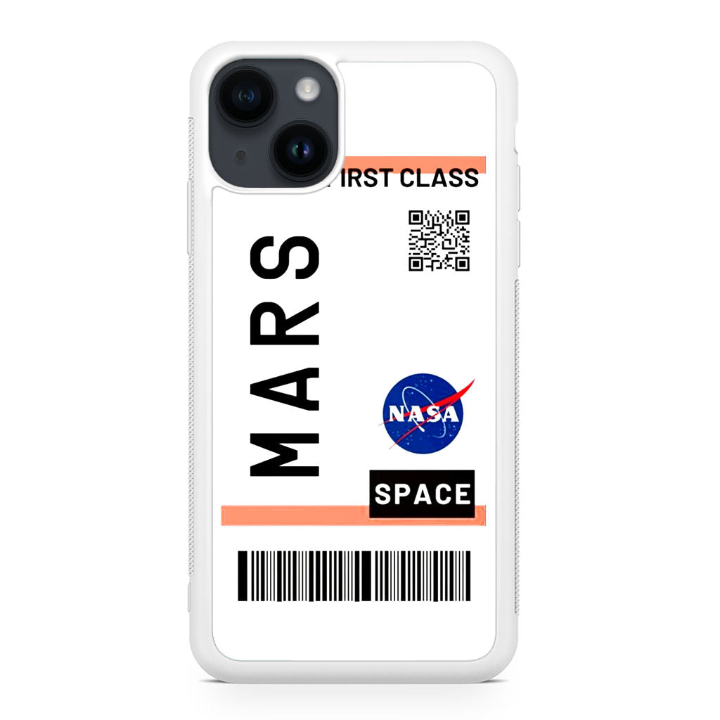 First Class Ticket To Mars iPhone 14 / 14 Plus Case