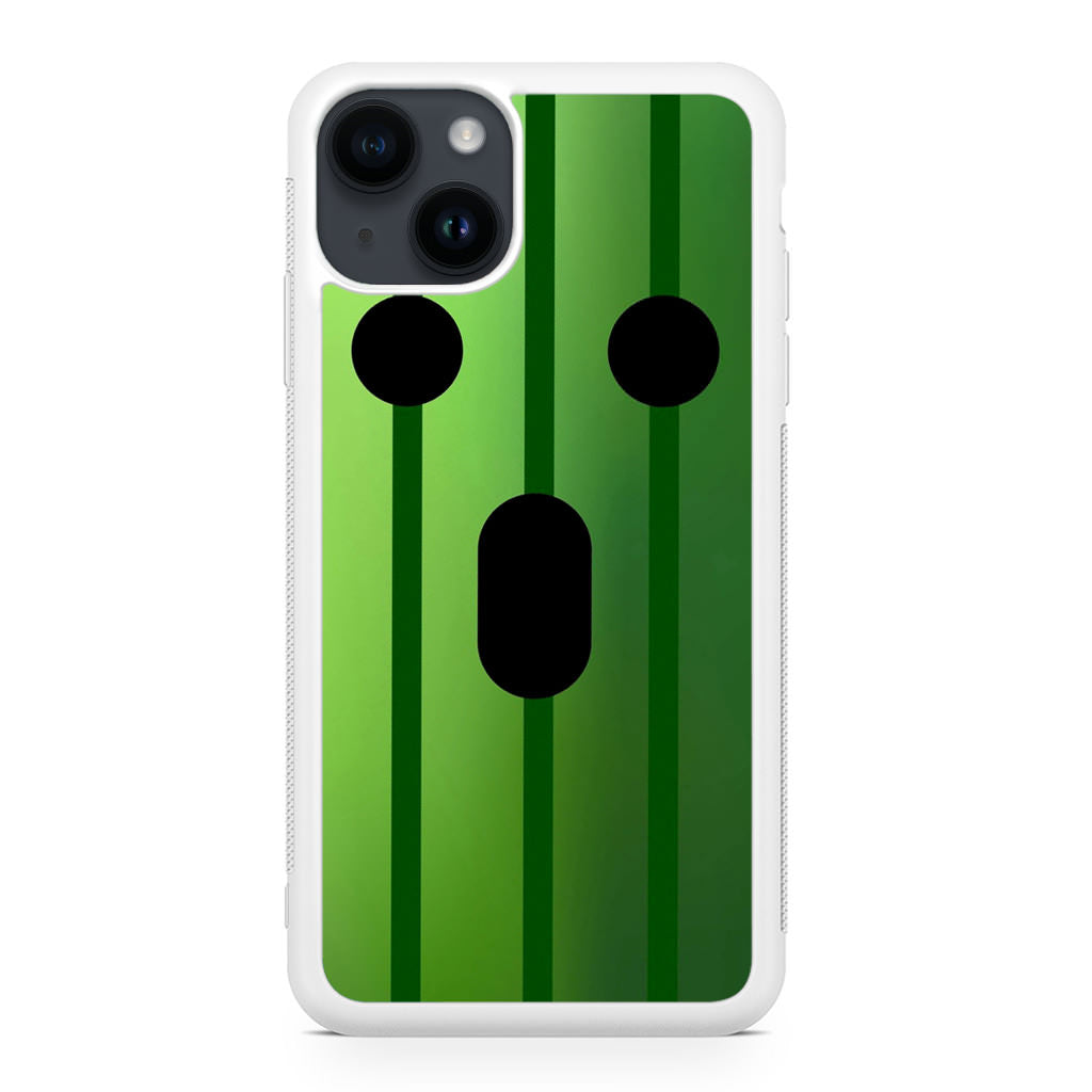 Funny Cactuar Face iPhone 14 / 14 Plus Case