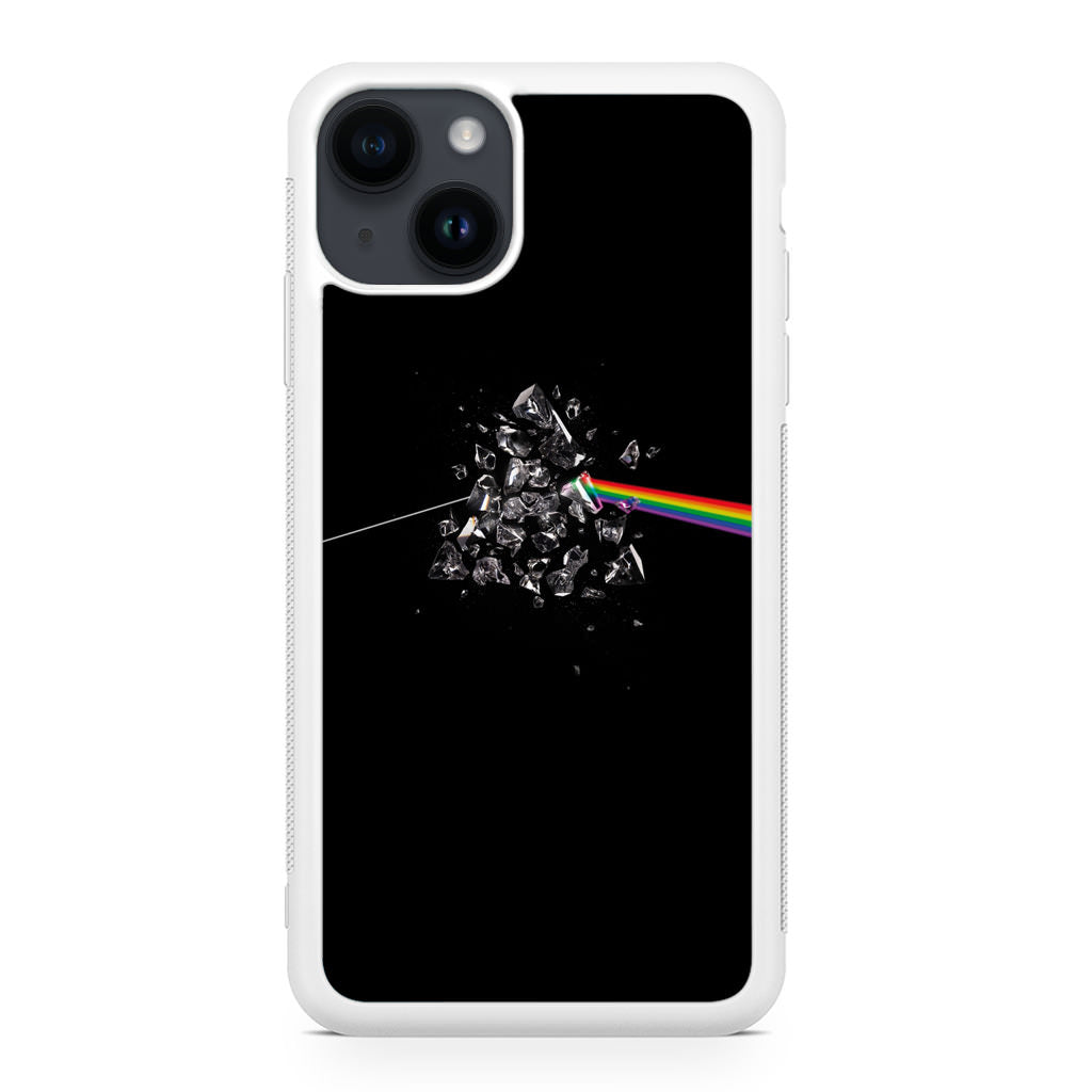 Glass Broken Light Refraction iPhone 14 / 14 Plus Case