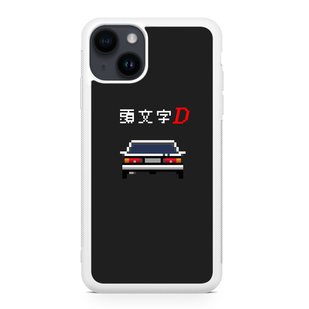 Initial D Pixel Art iPhone 14 / 14 Plus Case