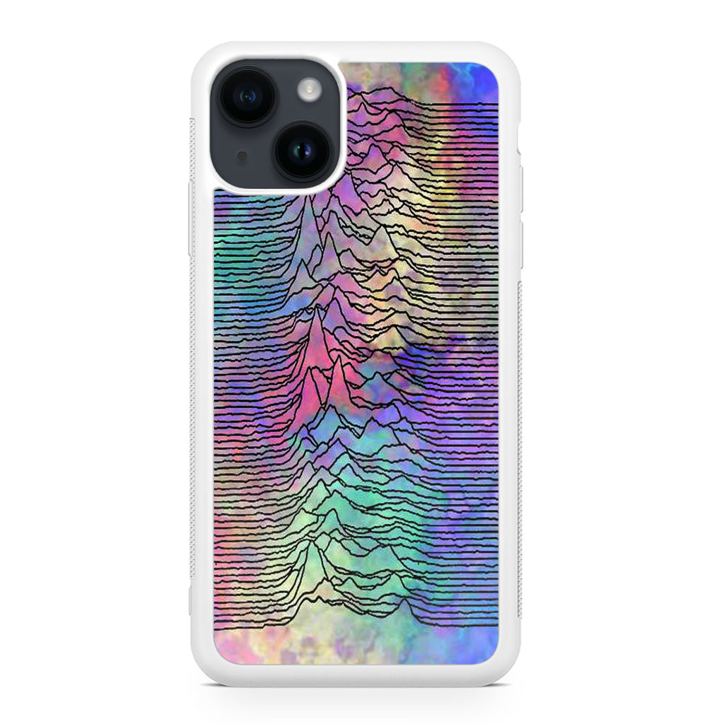 Joy Division Unknown Pleasures Colorful iPhone 14 / 14 Plus Case