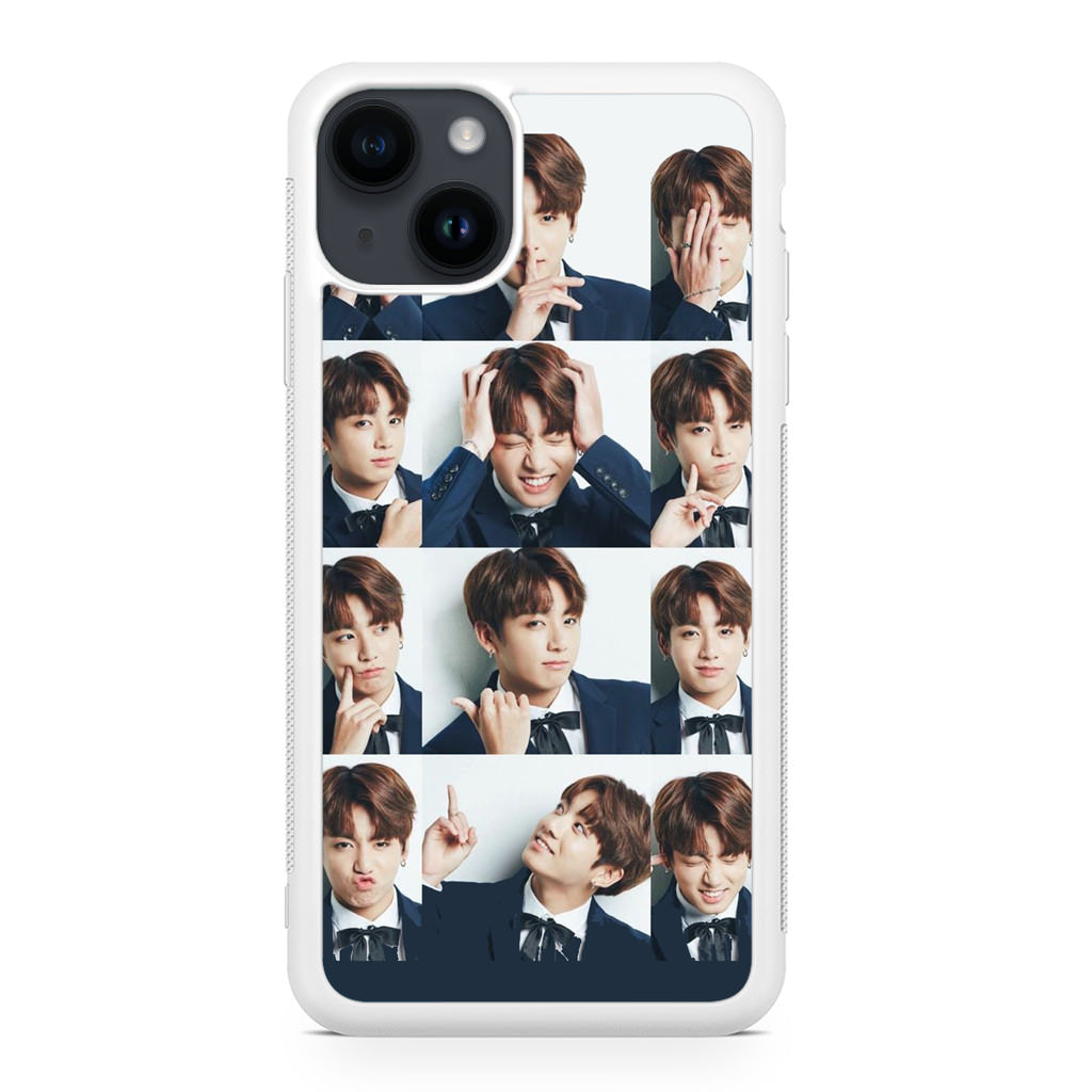 Jungkook Collage iPhone 14 / 14 Plus Case