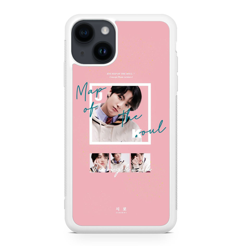 Jungkook Map Of The Soul BTS iPhone 14 / 14 Plus Case