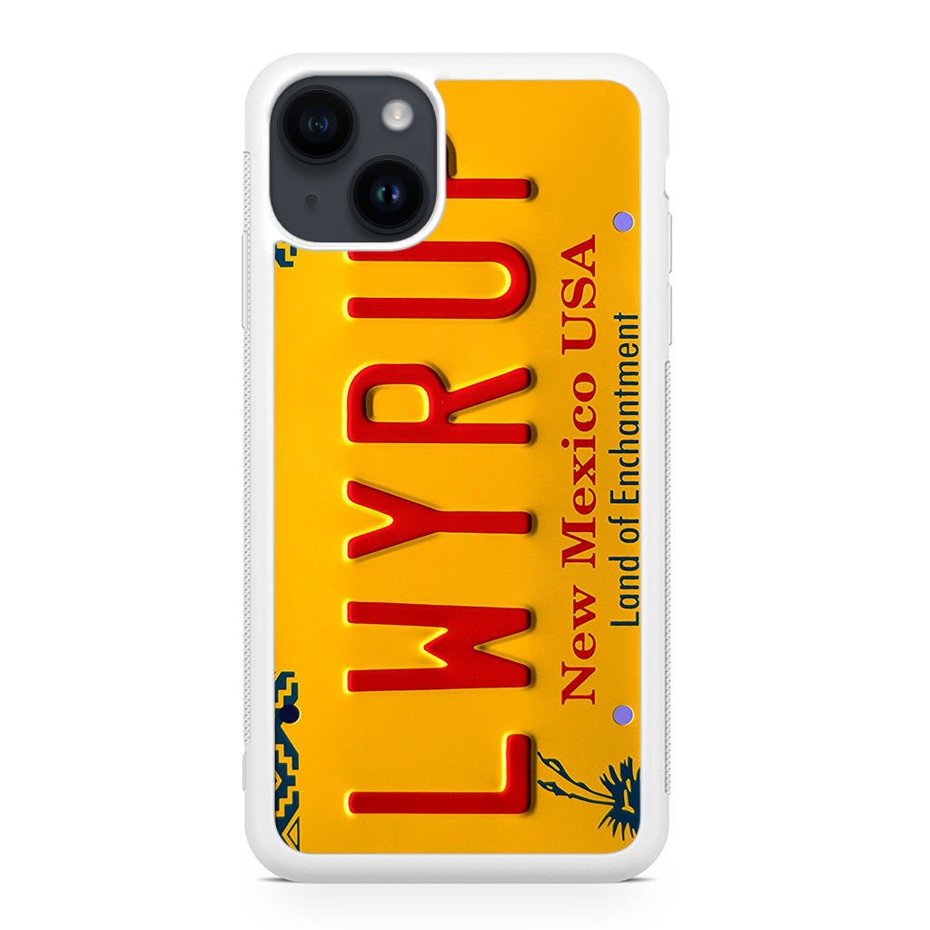 LWYRUP License Plate iPhone 14 / 14 Plus Case