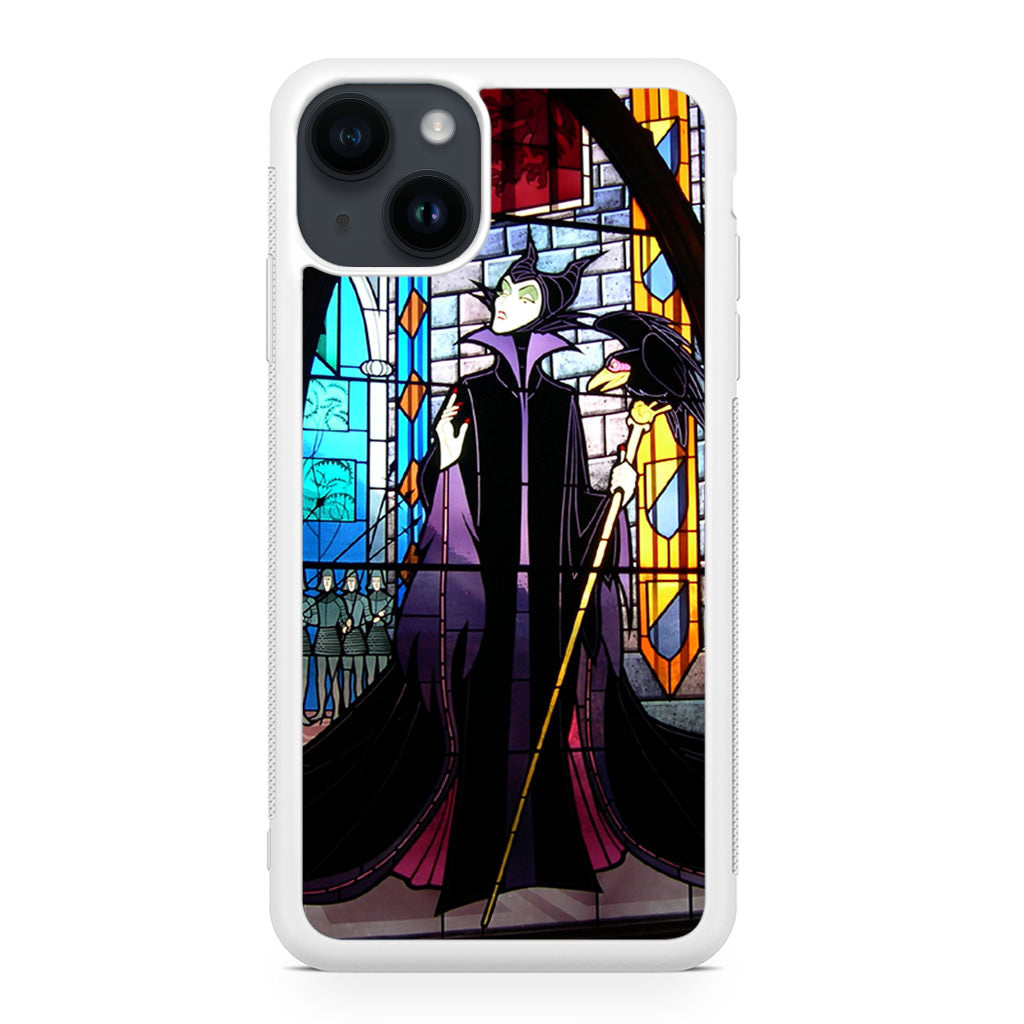 Maleficent Sleeping Beauty Glass Art iPhone 14 / 14 Plus Case